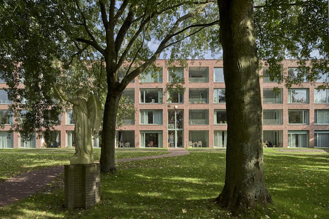Woongebouw 1 voor Klooster Oude Dijk te Tilburg door Shift. Beeld René de Wit