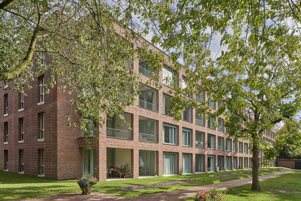 Woongebouw 1 voor Klooster Oude Dijk te Tilburg door Shift. Beeld René de Wit