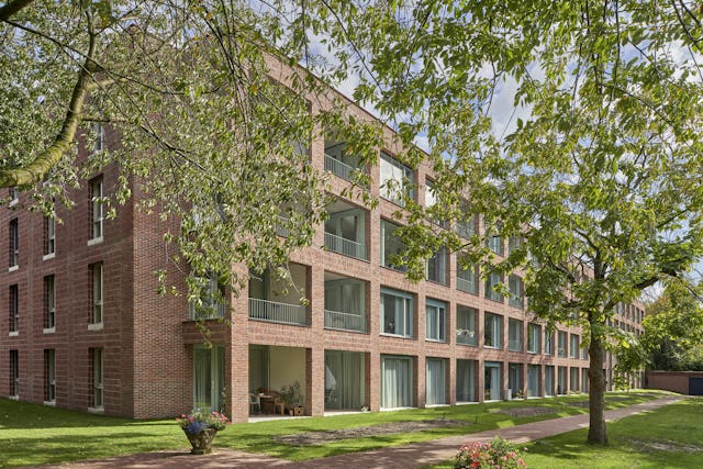 Woongebouw 1 voor Klooster Oude Dijk te Tilburg door Shift. Beeld René de Wit