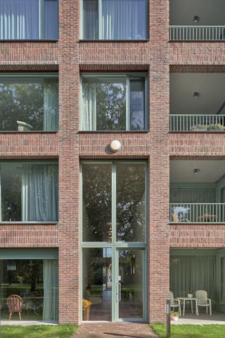 Woongebouw 1 voor Klooster Oude Dijk te Tilburg door Shift. Beeld René de Wit