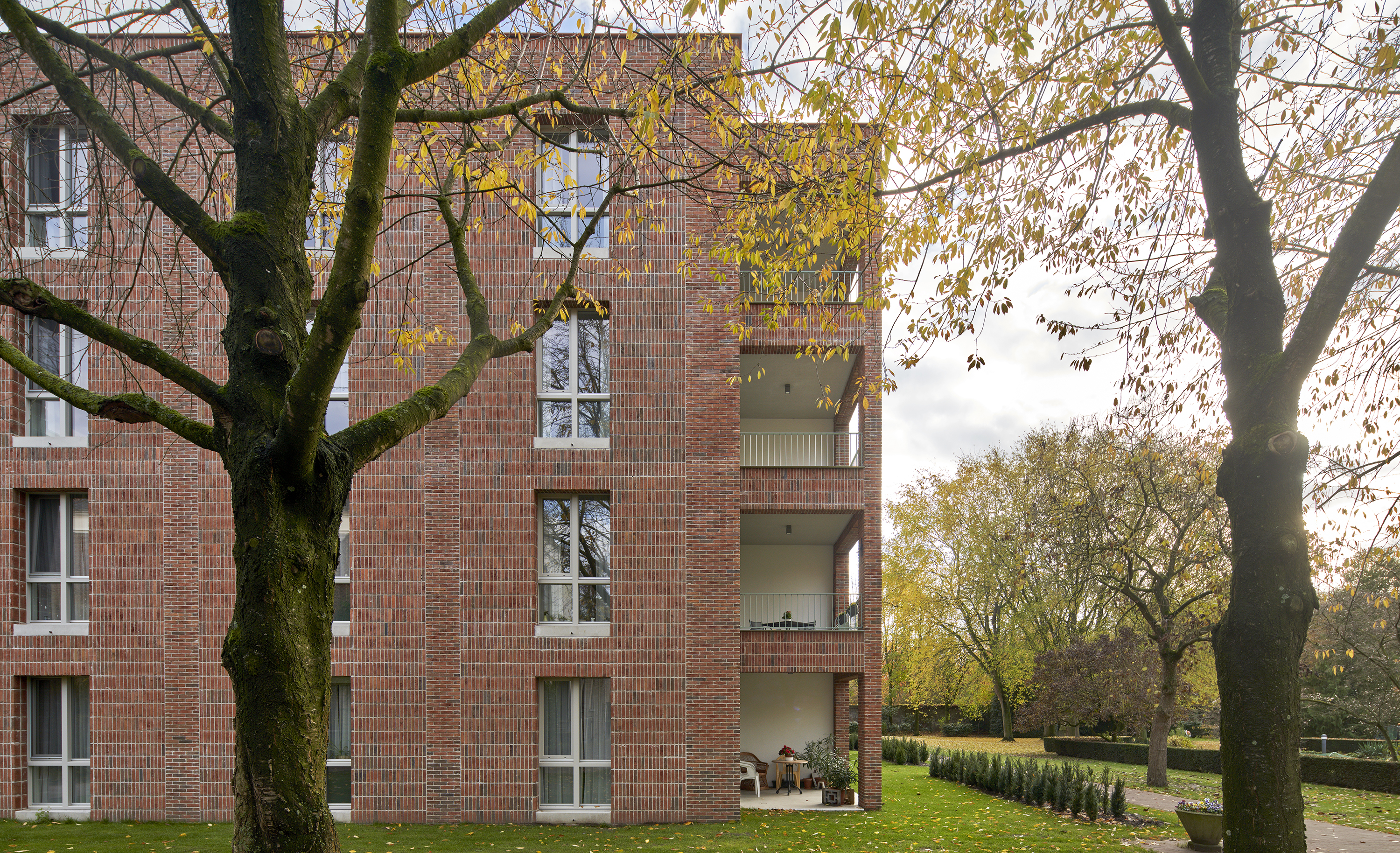 Woongebouw 1 voor Klooster Oude Dijk te Tilburg door Shift. Beeld René de Wit