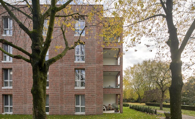 Woongebouw 1 voor Klooster Oude Dijk te Tilburg door Shift. Beeld René de Wit