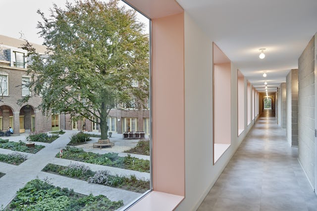 Woongebouw 1 voor Klooster Oude Dijk te Tilburg door Shift. Beeld René de Wit