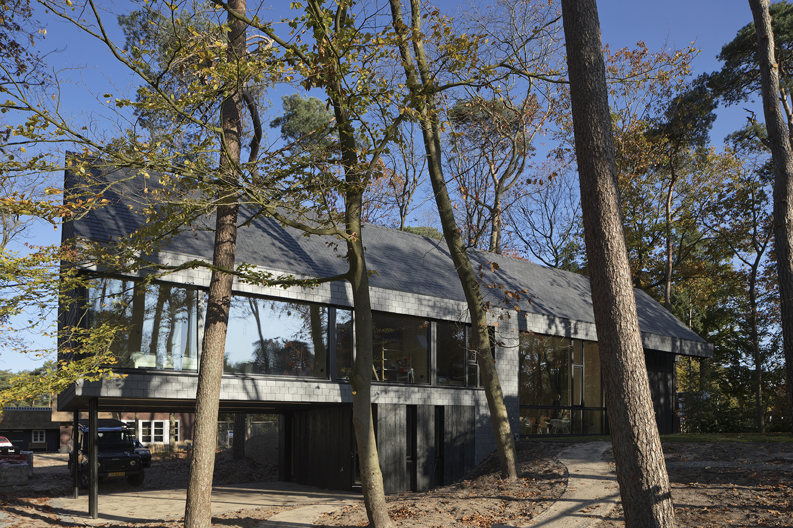Woonhuis in Kerkebosch te Zeist door Wielen Architecten. Beeld William Moore