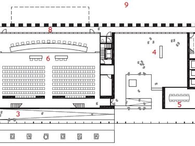 Begane grond Hoge Raad der Nederlanden in Den Haag door KAAN Architecten