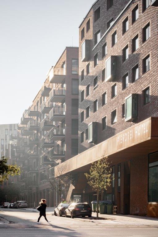 Perspectief Singapurstrasse. Beeld Marcus Bredt