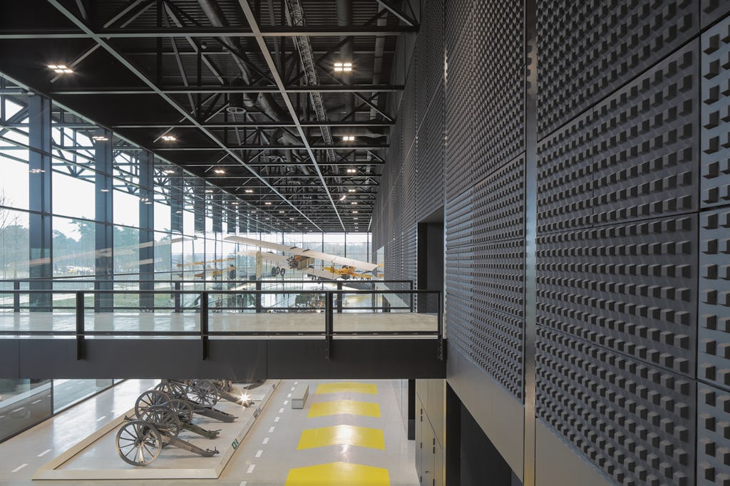 Nationaal Militair Museum in Park Vliegbasis Soesterberg door Wageningen Architecten
