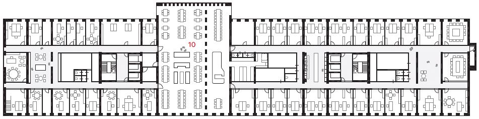 Tweede verdieping Hoge Raad der Nederlanden in Den Haag door KAAN Architecten
