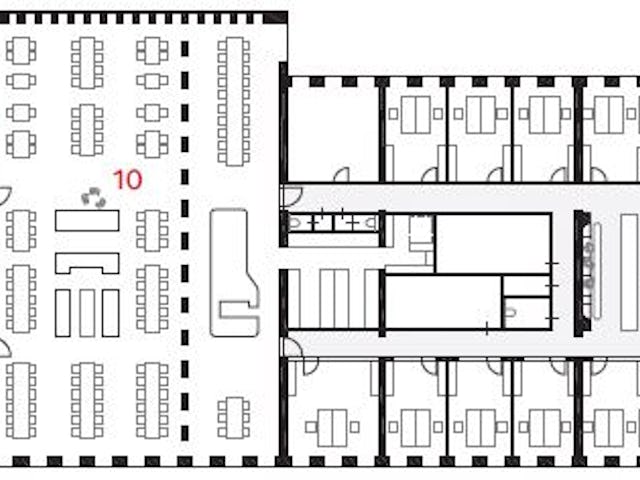 Tweede verdieping Hoge Raad der Nederlanden in Den Haag door KAAN Architecten