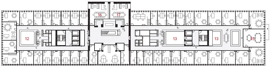 Vijfde verdieping Hoge Raad der Nederlanden in Den Haag door KAAN Architecten