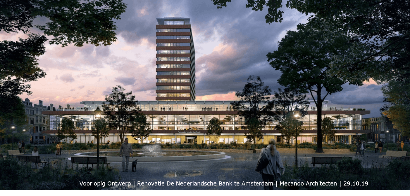 Renovatie Nederlandse Bank door Mecanoo