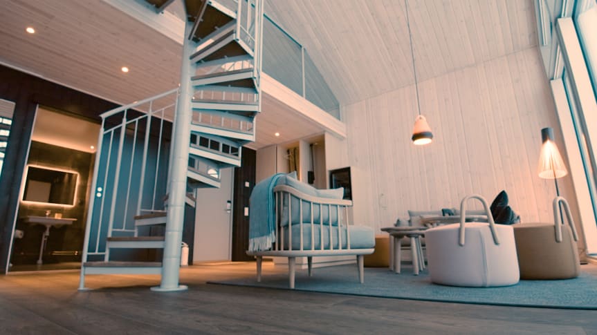 Arctic Bath, Harads, Sweden Landsuite Architecture and interiordesign AnnKathrin Lundqvist. beeld Daniel Holmgren