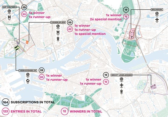 Europan NL 15, de winnaars van Rotterdam productive city