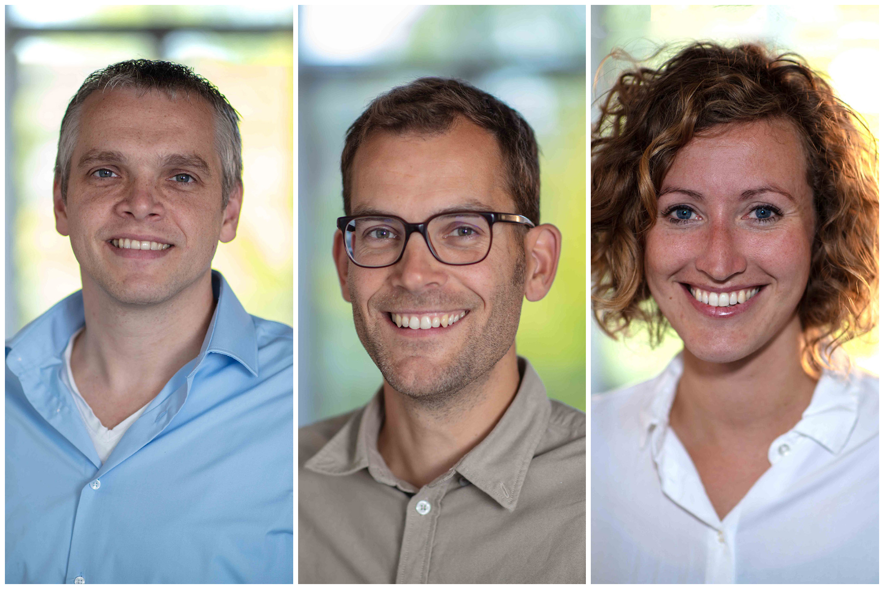 Matthijs van der Lugt, Kristof Houben en Lucia van der Horst. Beeld Braaksma & Roos Architectenbureau