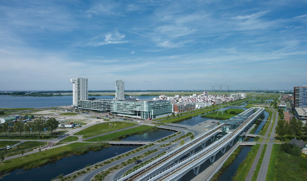 Nesselande metro - Nesselande Grens van stad en polder. Beeld Jeroen Musch