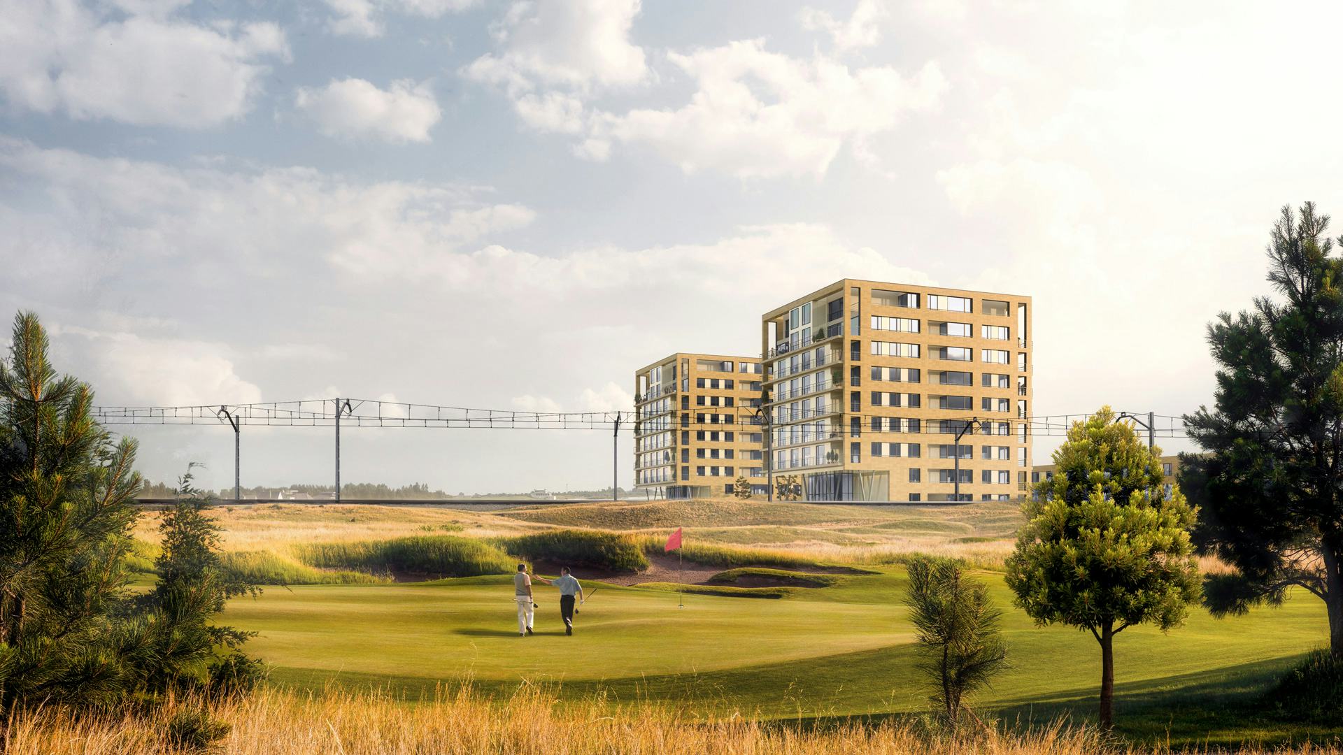Op het bedrijventerrein Nieuw-Noord in Zandvoort ontwierp Thijs Asselbergs (ism Design3D en Van Ommeren) twee woontorens die nu in uitvoering zijn