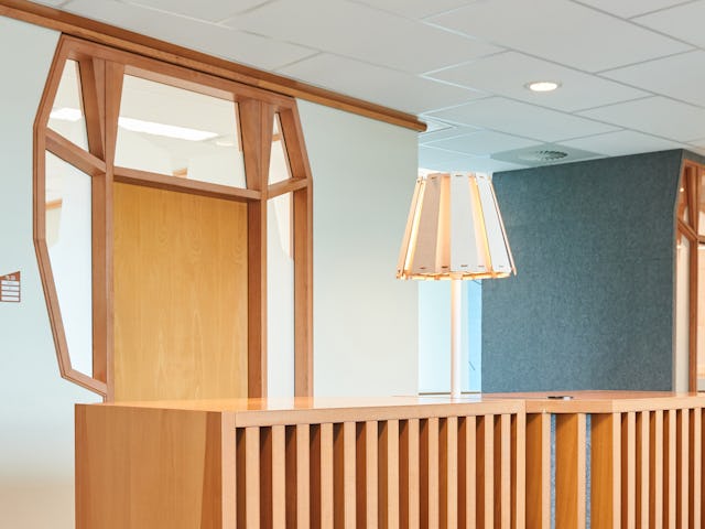 Interieur Nederlandse Gasunie Groningen door Vector-i en Zwartwoud