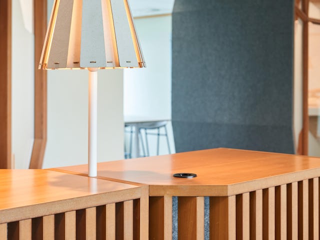 Interieur Nederlandse Gasunie Groningen door Vector-i en Zwartwoud