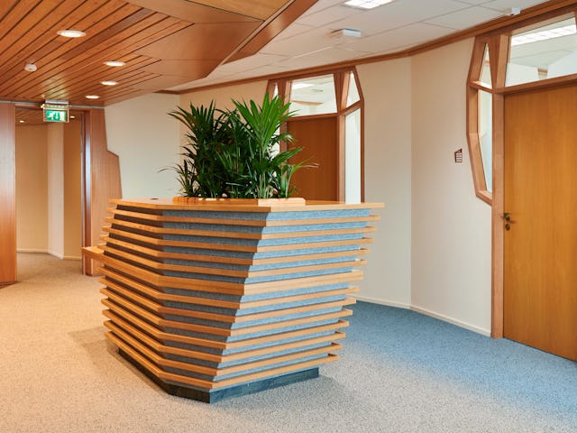 Interieur Nederlandse Gasunie Groningen door Vector-i en Zwartwoud