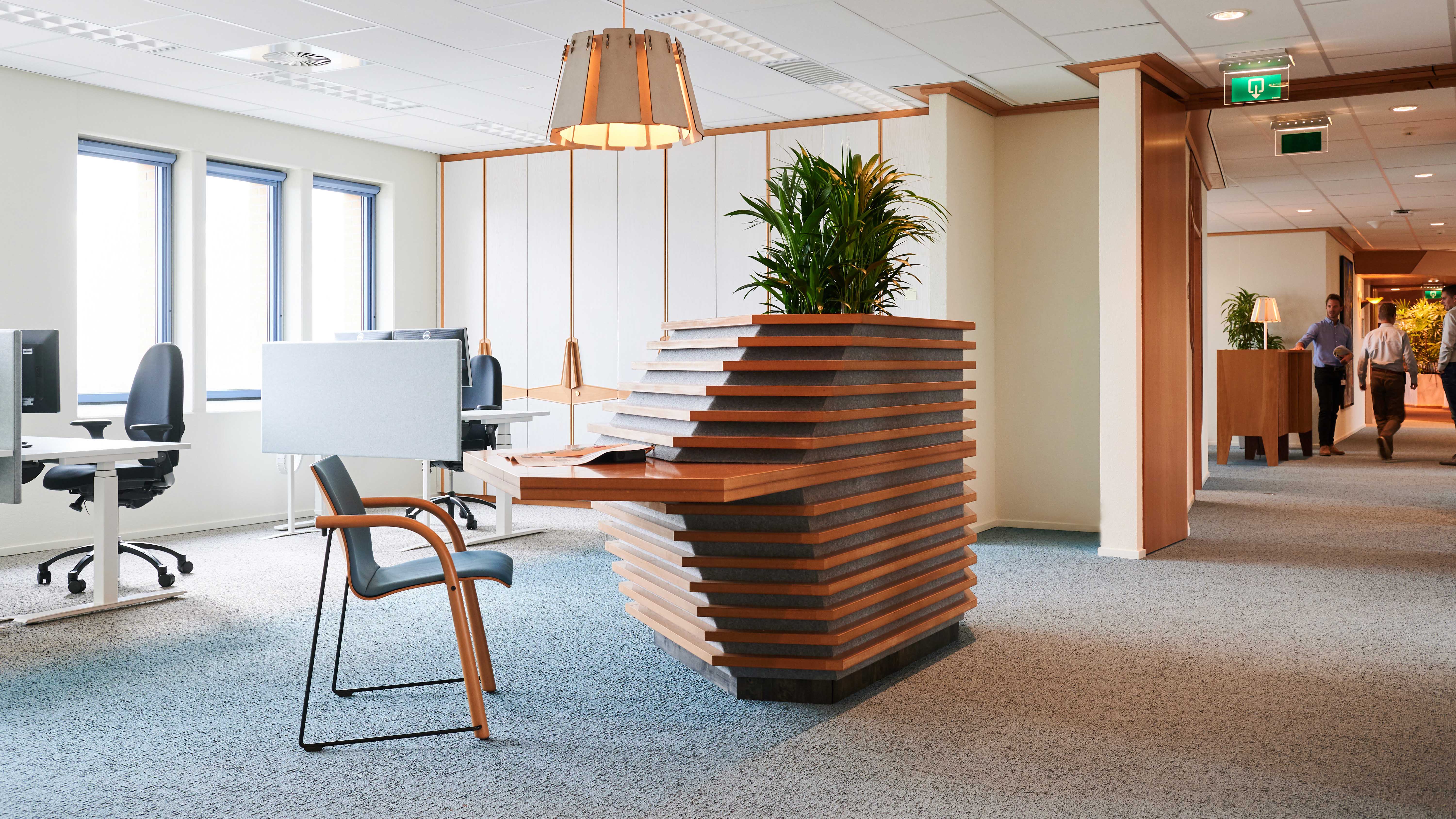 Interieur Nederlandse Gasunie Groningen door Vector-i en Zwartwoud 