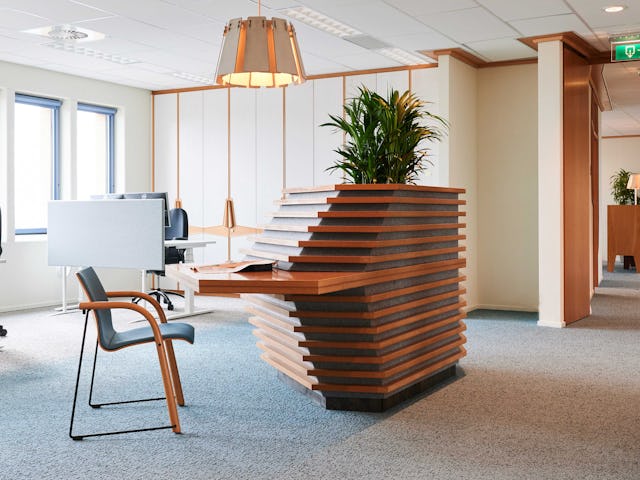 Interieur Nederlandse Gasunie Groningen door Vector-i en Zwartwoud