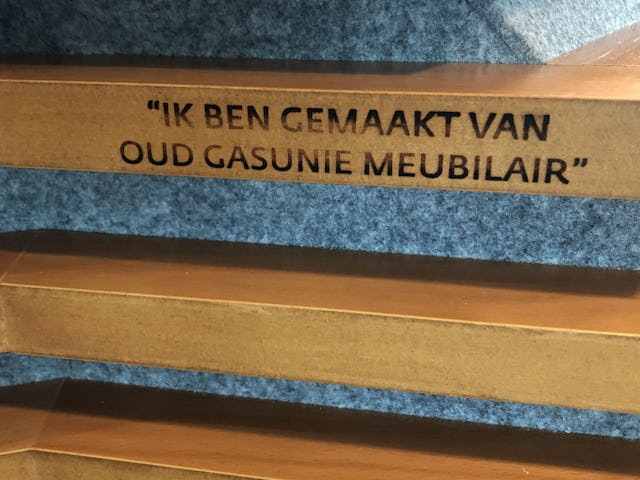 Interieur Nederlandse Gasunie Groningen door Vector-i en Zwartwoud