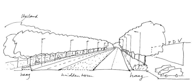 Ruimtelijke typologie van wegen, Vormgevingsvisie Noorderbrug/Bosscherweg, Palmbout Urban Landscapes 2013 - Parklaan