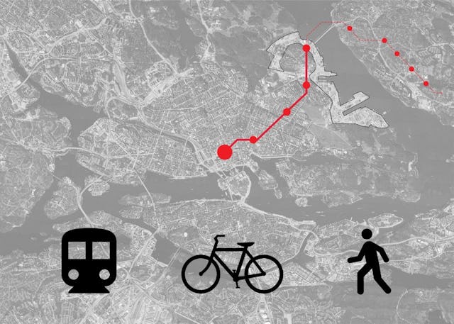 Connected & close (acht minuten metro, twintig minuten fiets en zestig minuten voetganger)