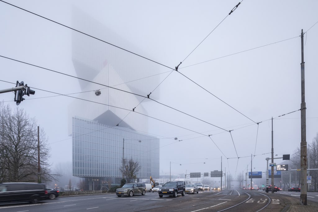 nhow Amsterdam RAI hotel door OMA/Reinier de Graaf. Beeld Laurian Ghinitoiu