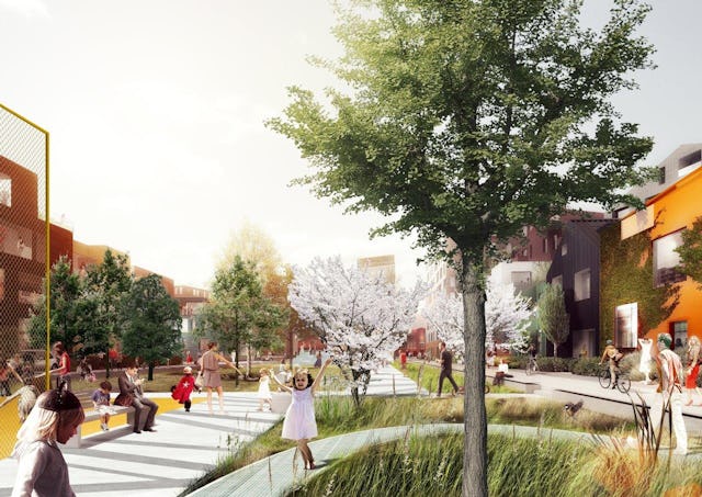 Parken dienen tevens als waterberging