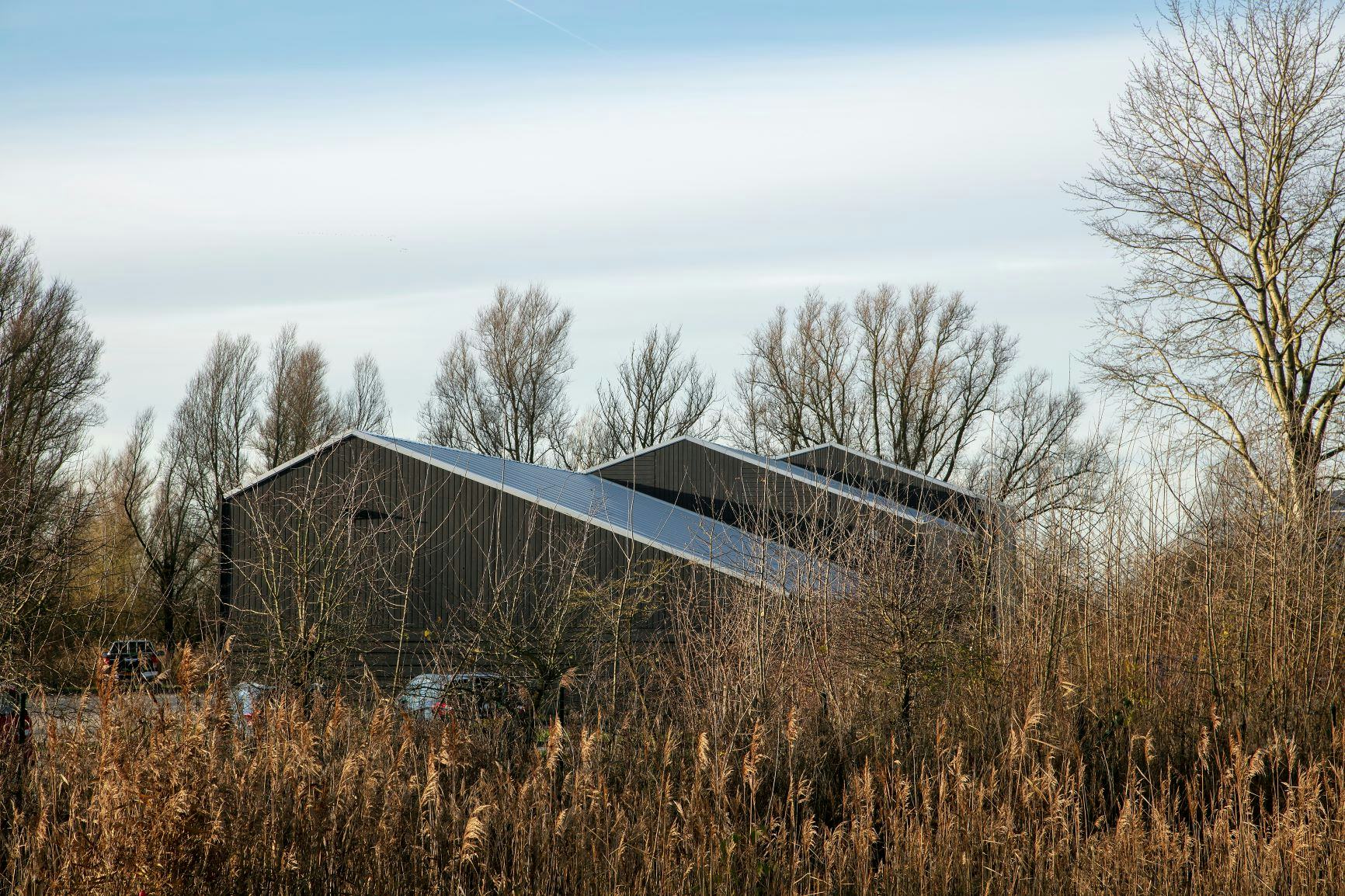 Kantoorgebouw Staatsbosbeheer in Lelystad door Van Veen Architecten. beeld Luuk Kramer