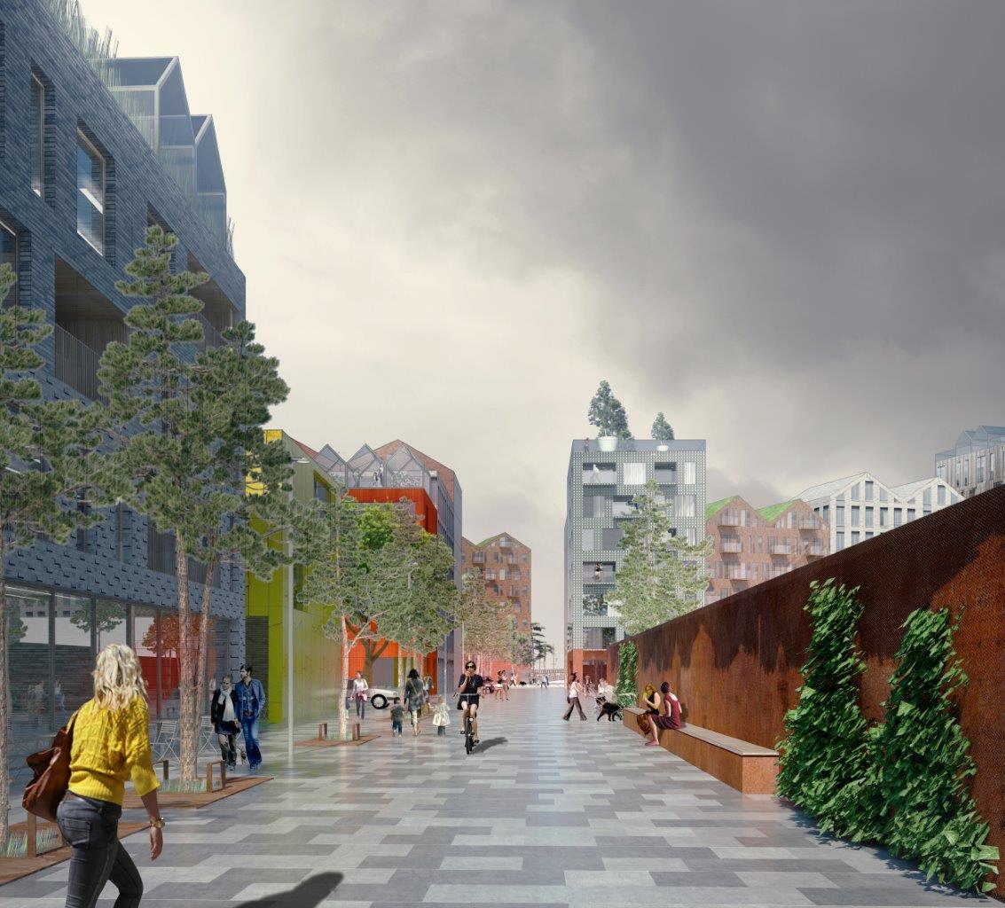 In de openbare ruimte ligt de focus op voetgangers en fietsers