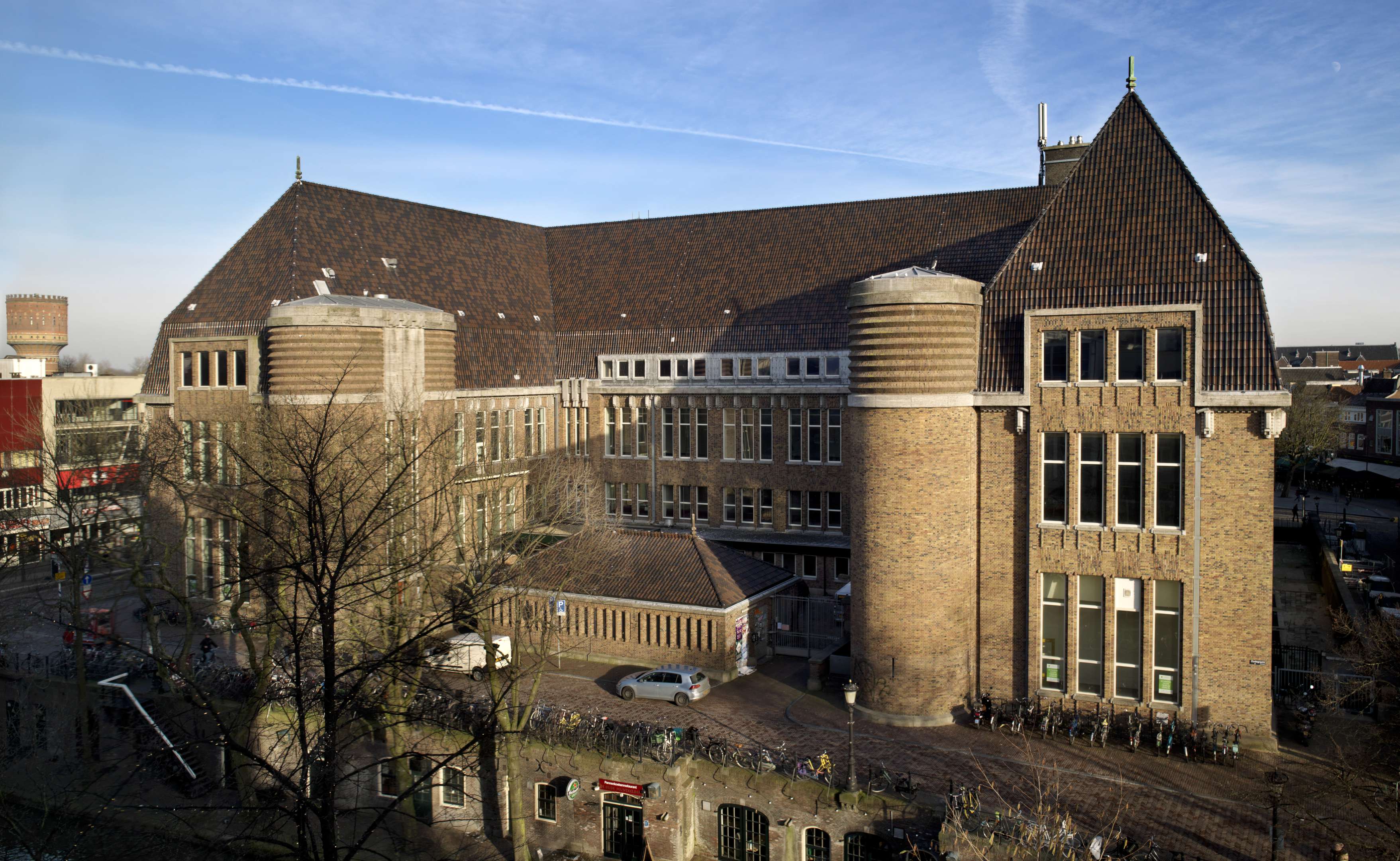 Bouw Bibliotheek Neude in Utrecht door Rijnboutt en Zecc Architecten. Beeld Kees Hummel