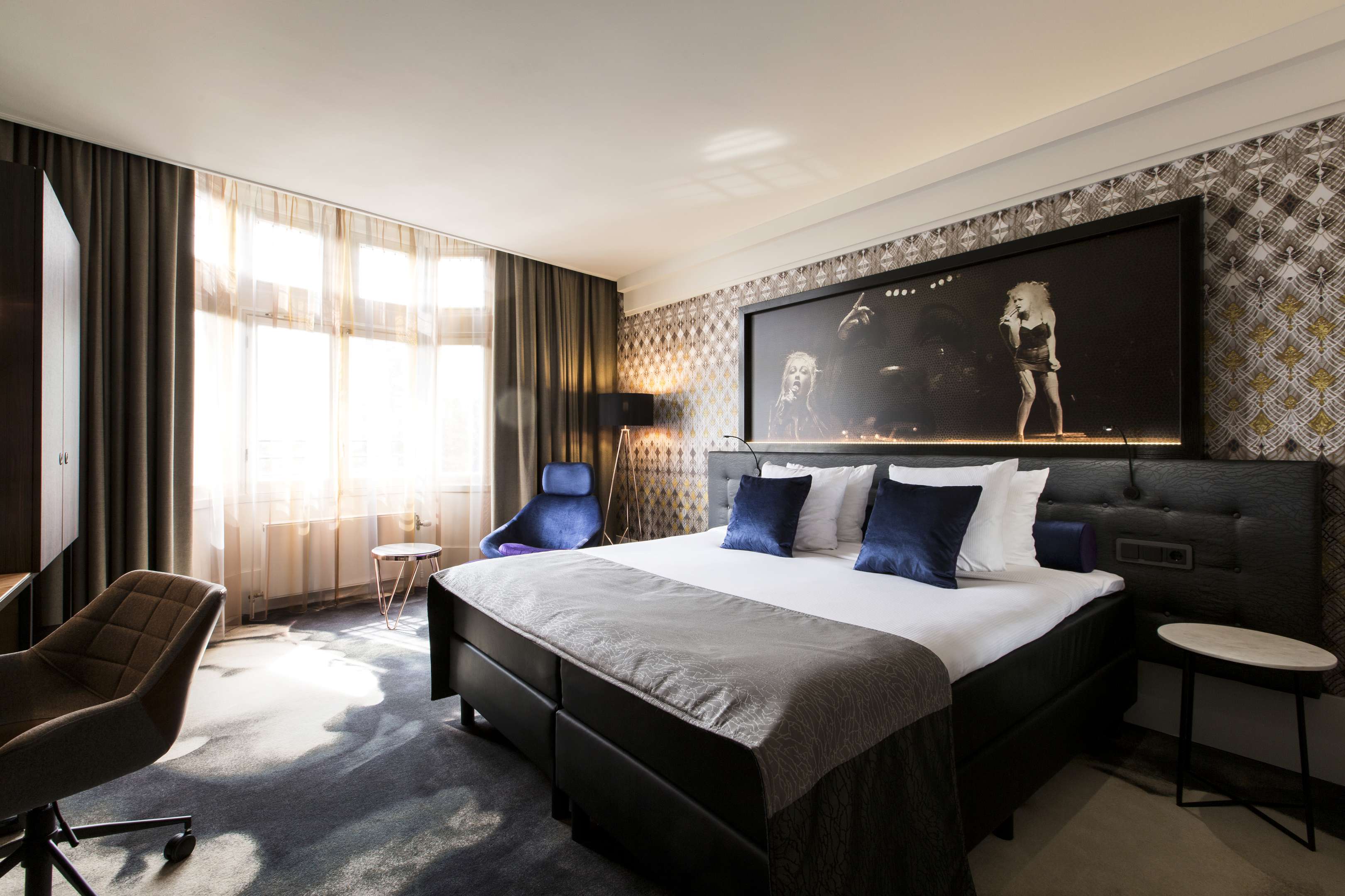 Hard Rock Hotel Amsterdam door Ray Kentie & Partners en interieurarchitect Feran Hugo.