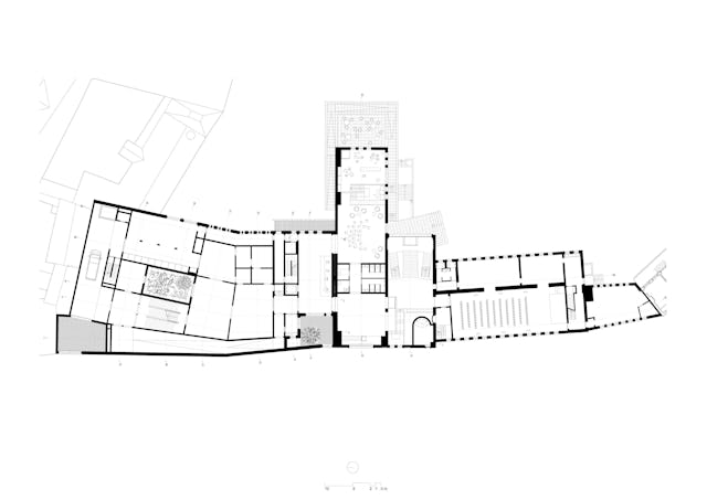 Begane grond Vleugel 19 voor kunstcentrum Z33 in Hasselt door Francesca Torzo