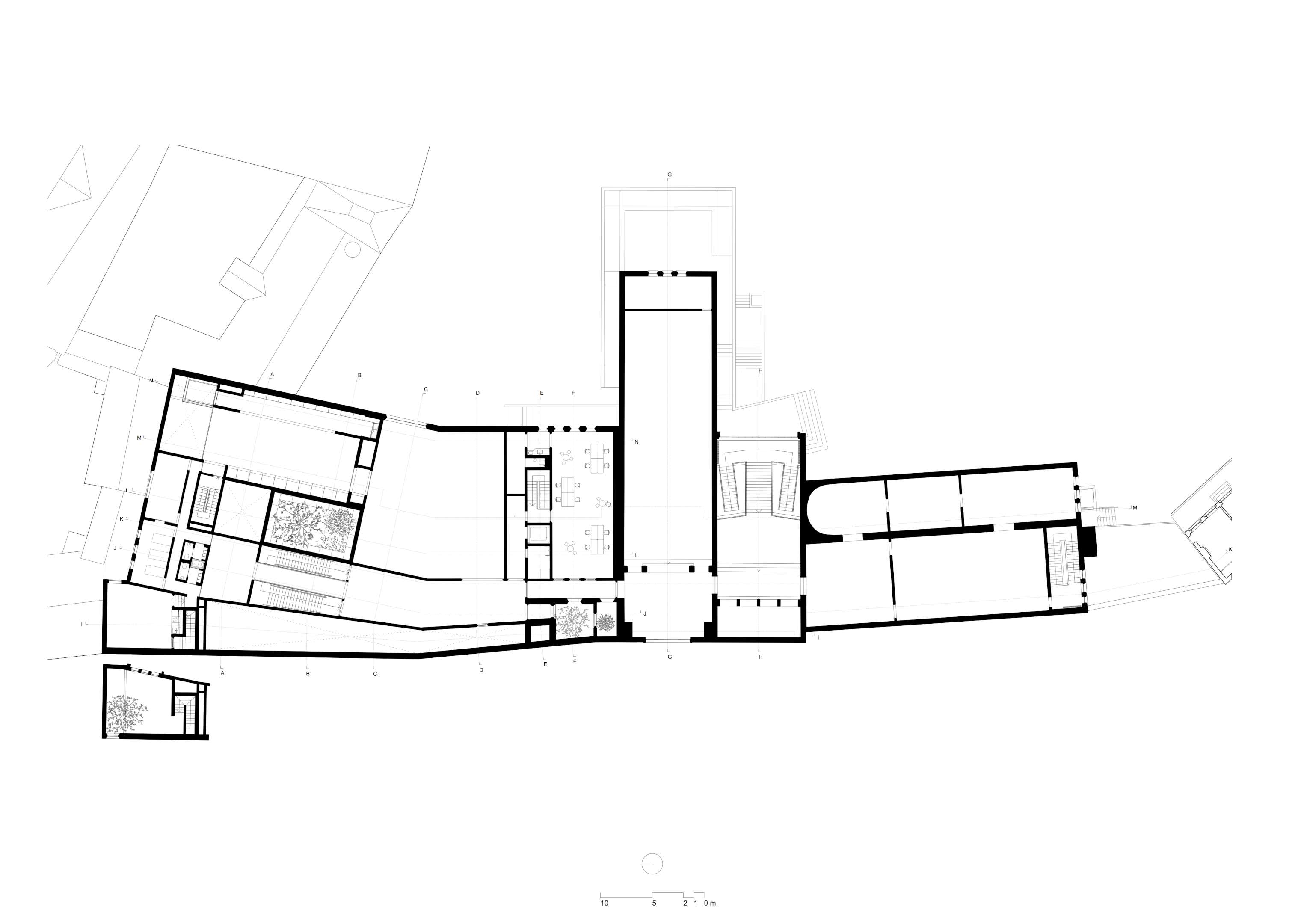 Eerste verdieping Vleugel 19 voor kunstcentrum Z33 in Hasselt door Francesca Torzo