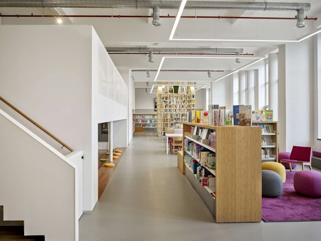 Bibliotheek Neude in Utrecht door Rijnboutt en Zecc Architecten. Beeld Kees Hummel