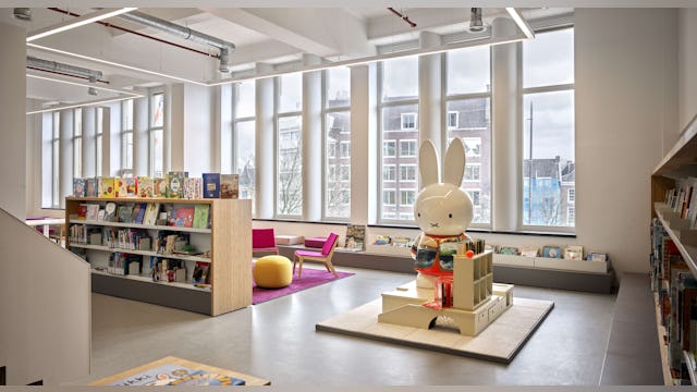 Bibliotheek Neude in Utrecht door Rijnboutt en Zecc Architecten. Beeld Kees Hummel