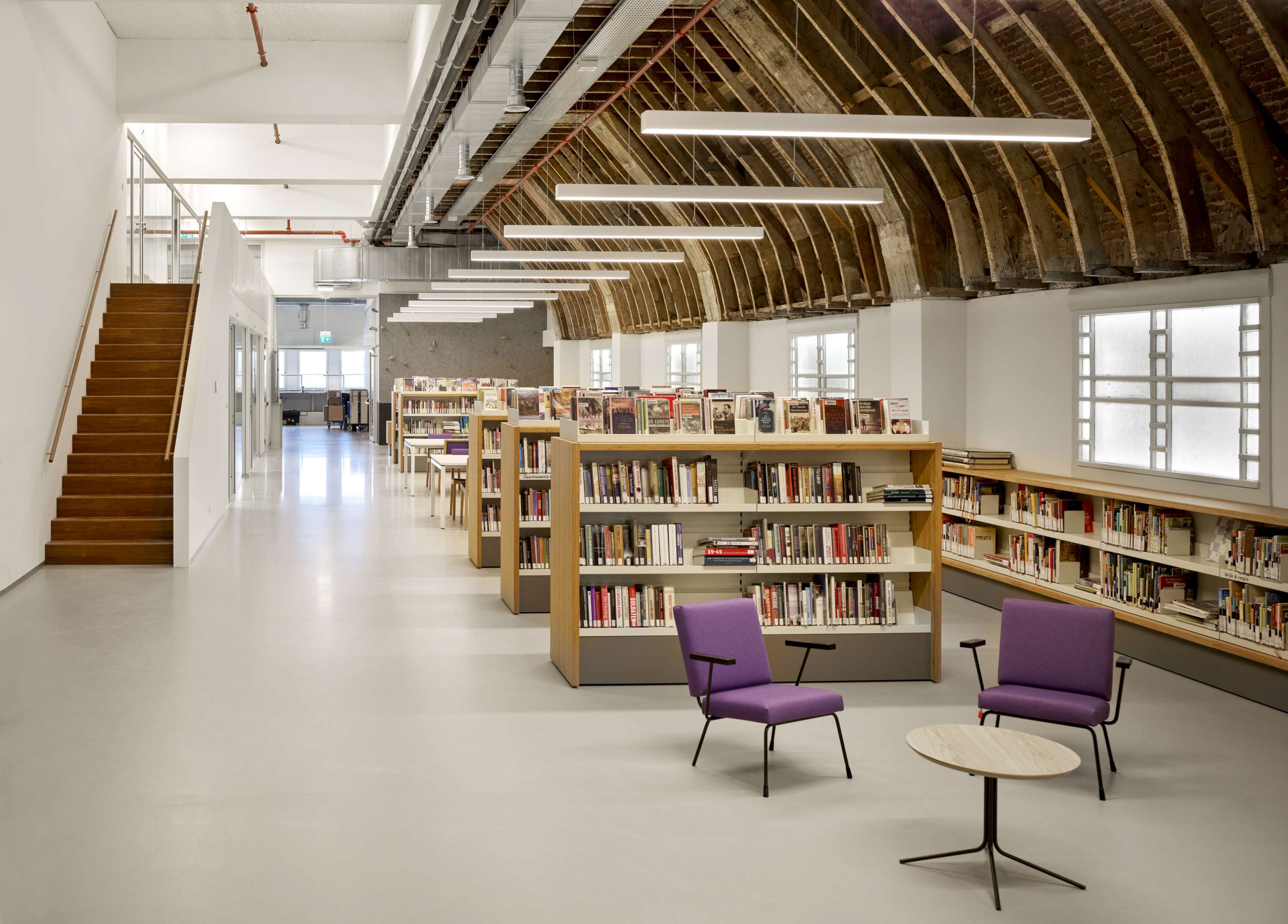 Bibliotheek Neude in Utrecht door Rijnboutt en Zecc Architecten. Beeld Kees Hummel