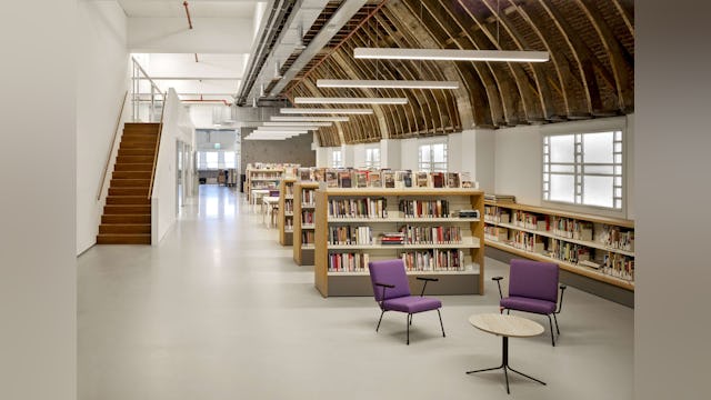 Bibliotheek Neude in Utrecht door Rijnboutt en Zecc Architecten. Beeld Kees Hummel