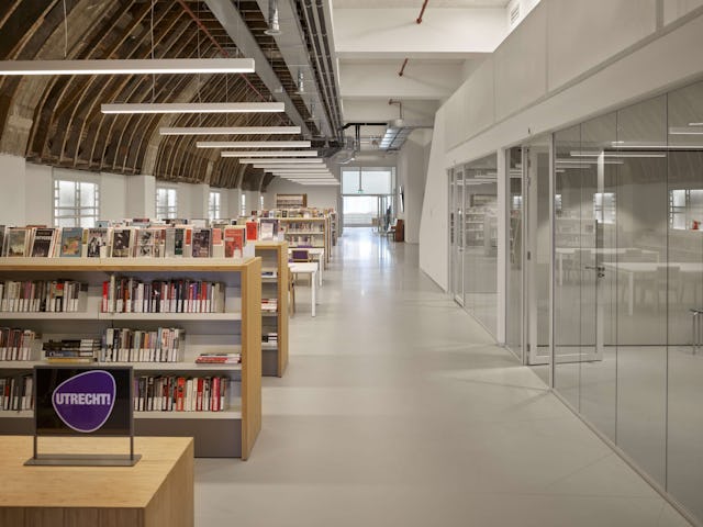 Bibliotheek Neude in Utrecht door Rijnboutt en Zecc Architecten. Beeld Kees Hummel