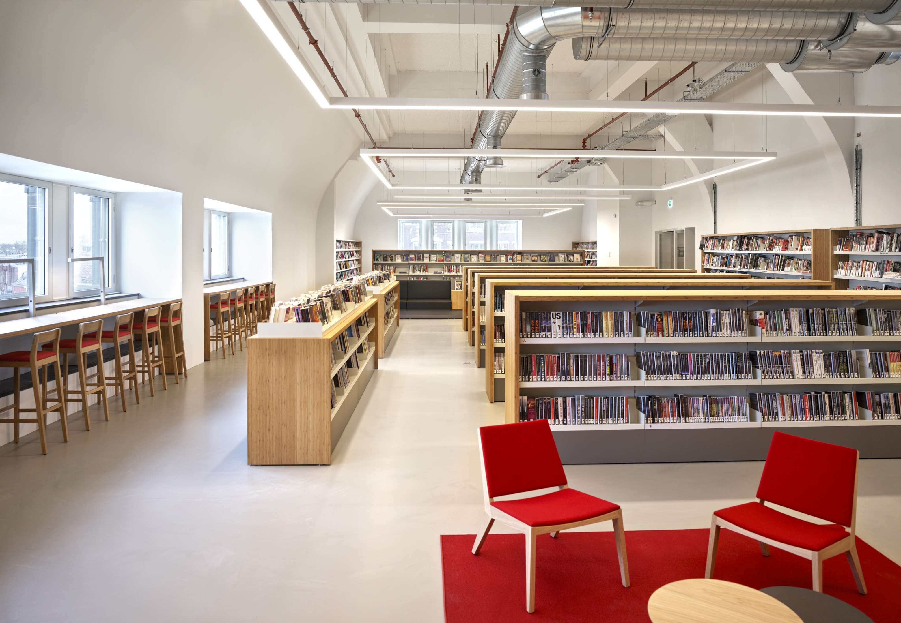 Bibliotheek Neude in Utrecht door Rijnboutt en Zecc Architecten. Beeld Kees Hummel