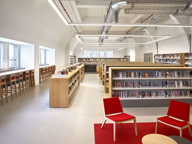 Bibliotheek Neude in Utrecht door Rijnboutt en Zecc Architecten. Beeld Kees Hummel