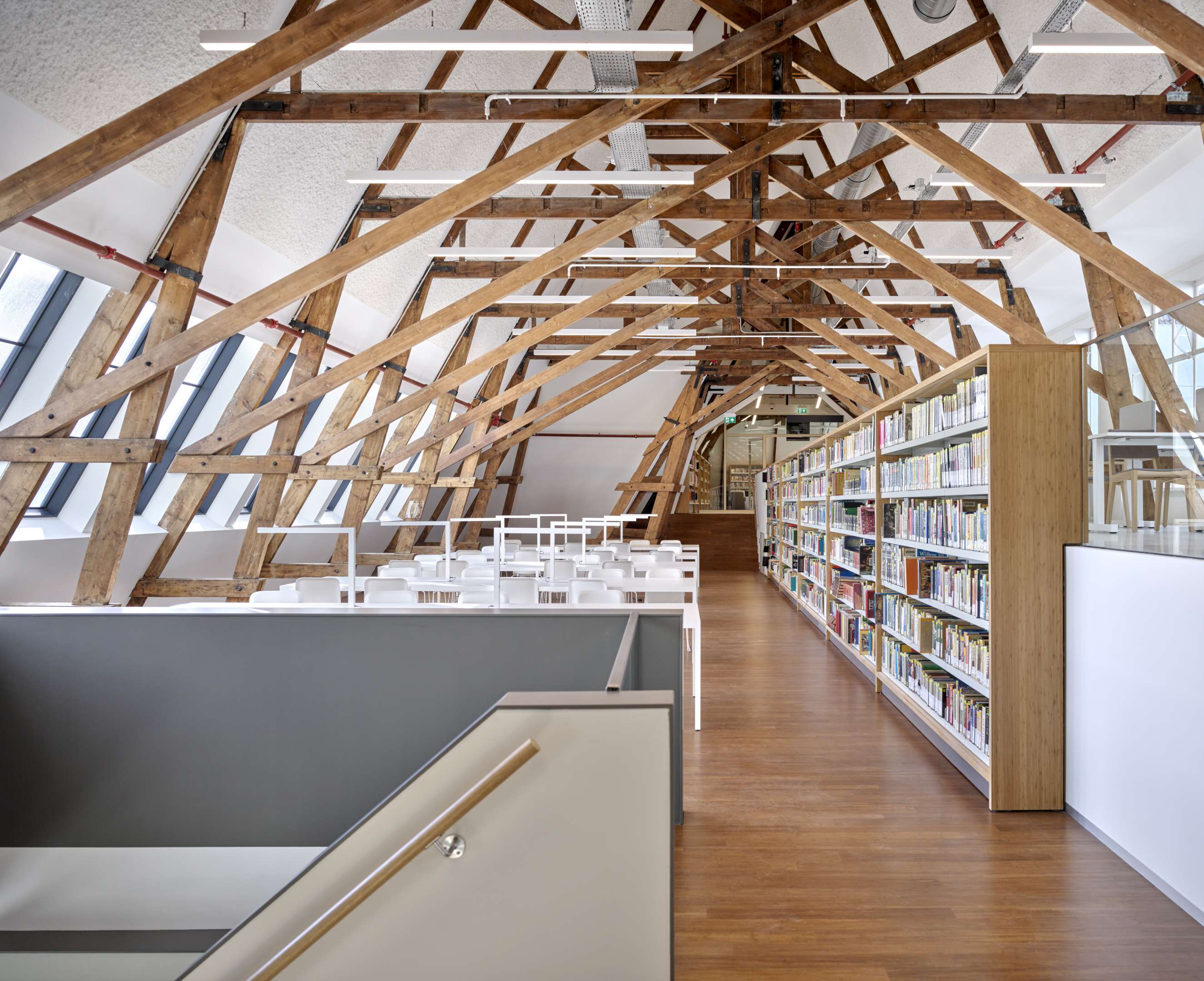 Bibliotheek Neude in Utrecht door Rijnboutt en Zecc Architecten. Beeld Kees Hummel