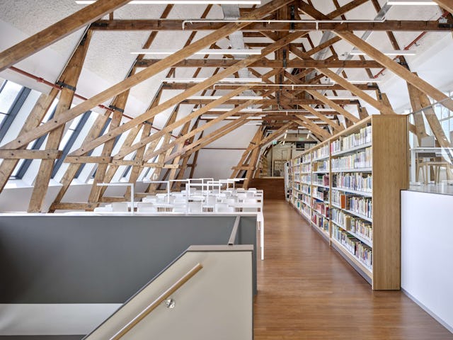 Bibliotheek Neude in Utrecht door Rijnboutt en Zecc Architecten. Beeld Kees Hummel