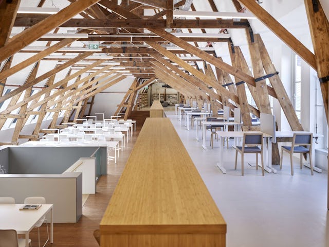 Bibliotheek Neude in Utrecht door Rijnboutt en Zecc Architecten. Beeld Kees Hummel