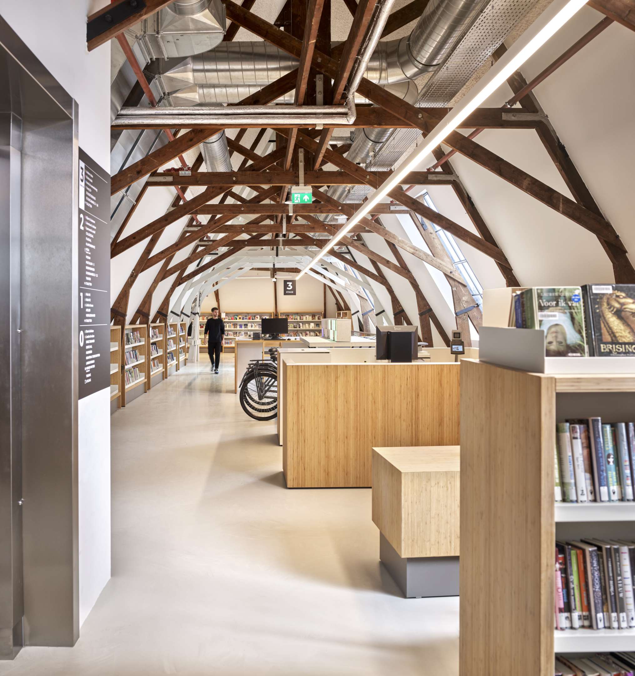 Bibliotheek Neude in Utrecht door Rijnboutt en Zecc Architecten. Beeld Kees Hummel