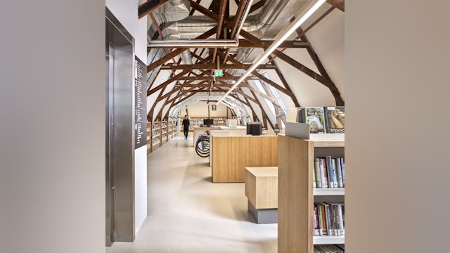 Bibliotheek Neude in Utrecht door Rijnboutt en Zecc Architecten. Beeld Kees Hummel