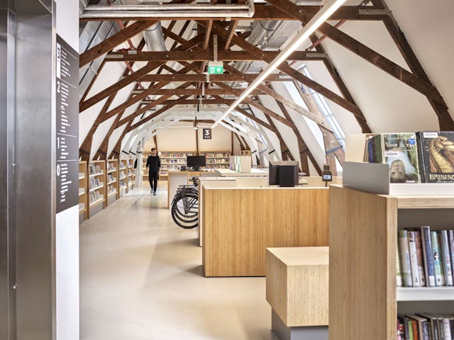 Bibliotheek Neude in Utrecht door Rijnboutt en Zecc Architecten. Beeld Kees Hummel