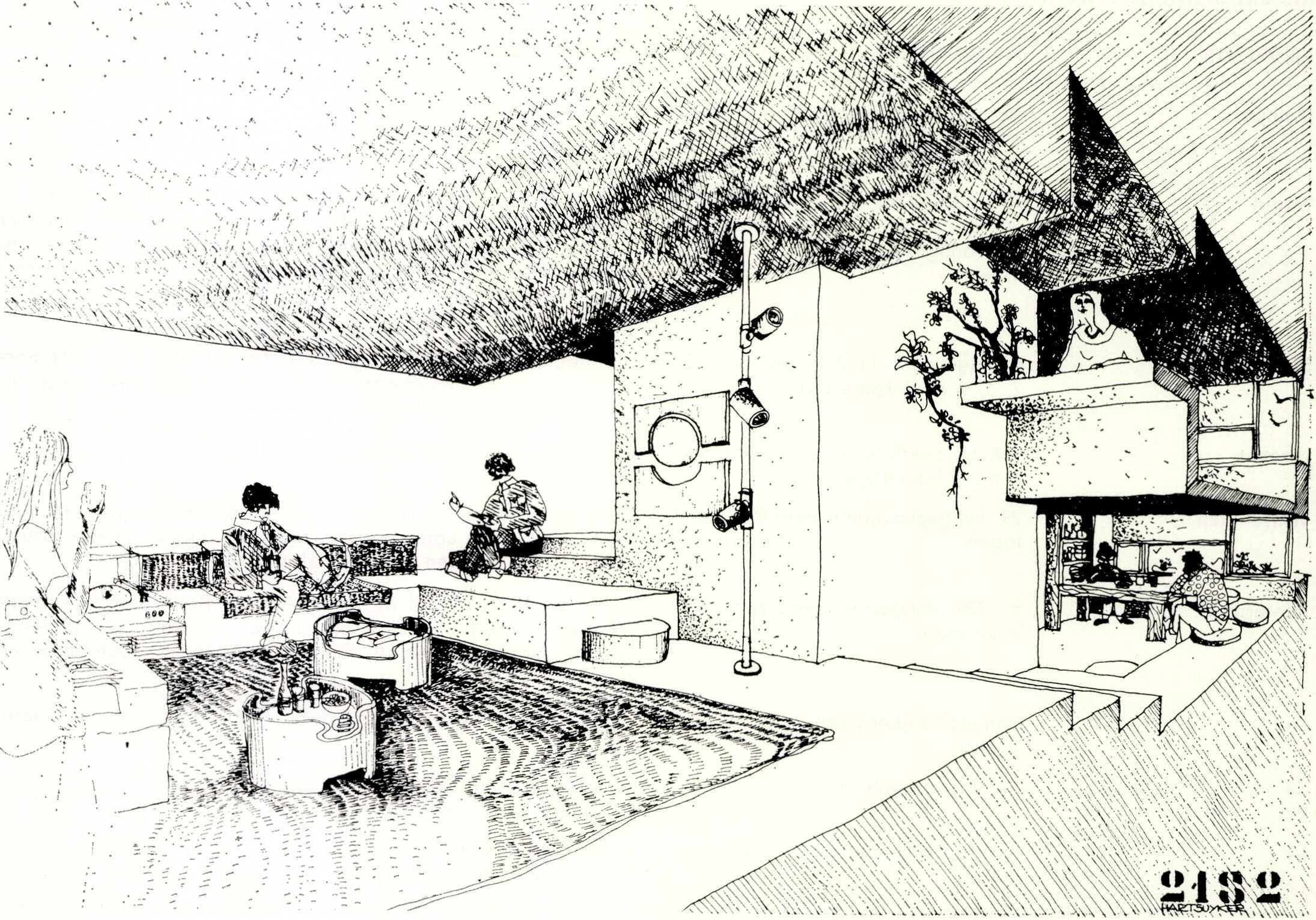 Woonkamer op de verdieping - “Experimentele” woningprojecten: voorzetting van een traditie van lukraak werken